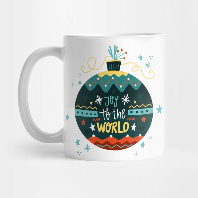 Joy To The World Ball by Mako Design 